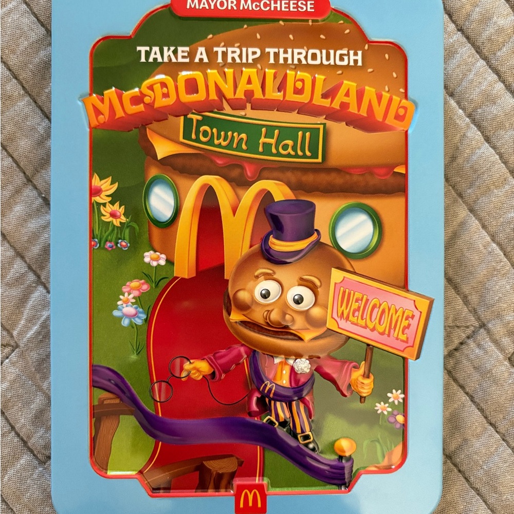 McDonald's McDonaldland Mayor McCheese Set with Red and Yellow Accents